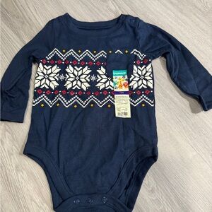 NWT Snowflake Pattern Kids One Piece